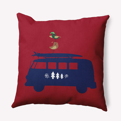Polyester Indoor/Outdoor Throw Pillow