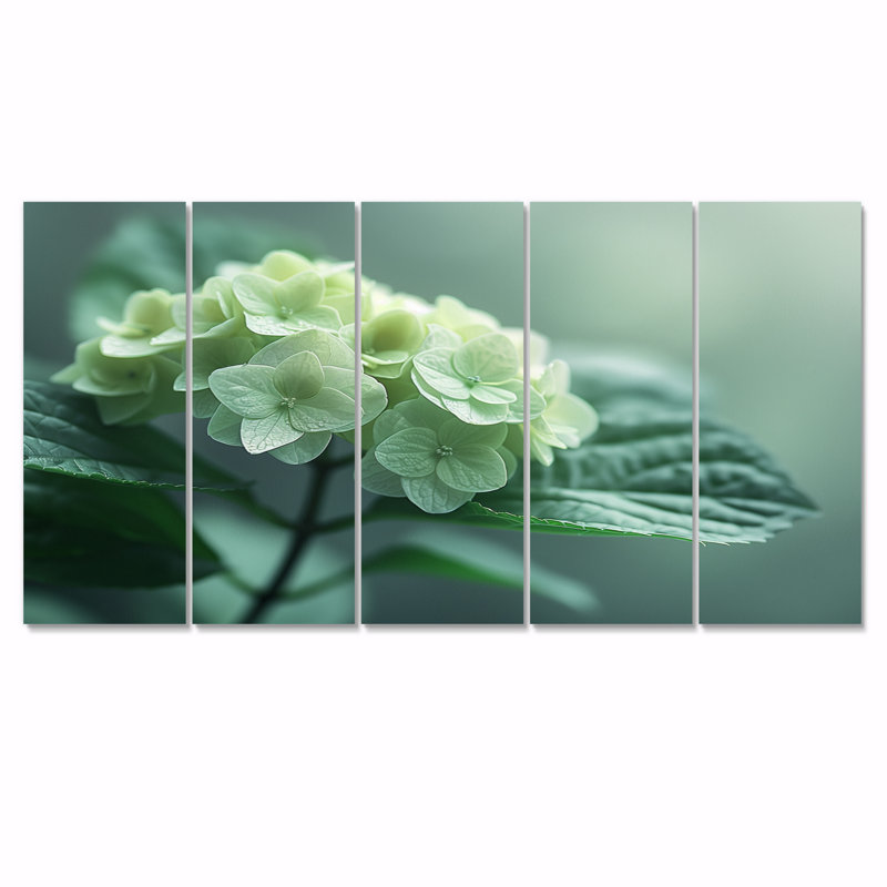 Kristi - ensemble d'hortensias muraux, H 28 po x l 60 po