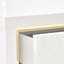 Cabinet média Palm Gate - Blanc nuage