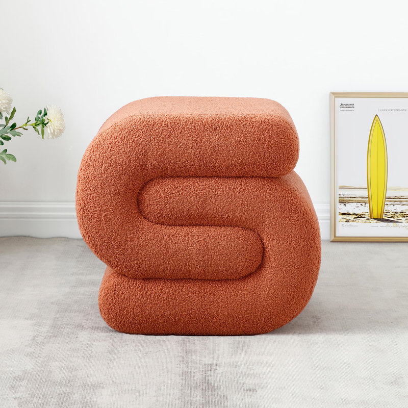 Tabouret d'appoint Enton, Orange
