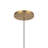 Motif 1 - Light Brushed Gold LED Single Pendant-71261554