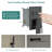 12 Inch Rainfall Shower Head Wall Mount High Pressure Shower System with Push Button Diverter, Rough-in Valve and Handheld Spray