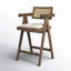 Indie Medium Brown w/ Cane Counter Stool-533918990