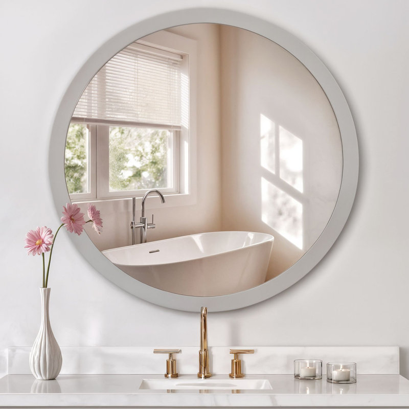 Miroir ARIEL, Gris, L 24 po x P 0,8 po x H 24 po