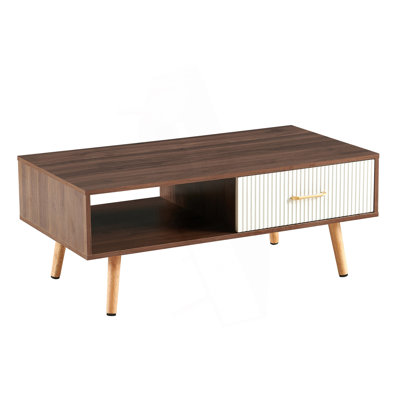 Rectangle Coffee Table With Drawer