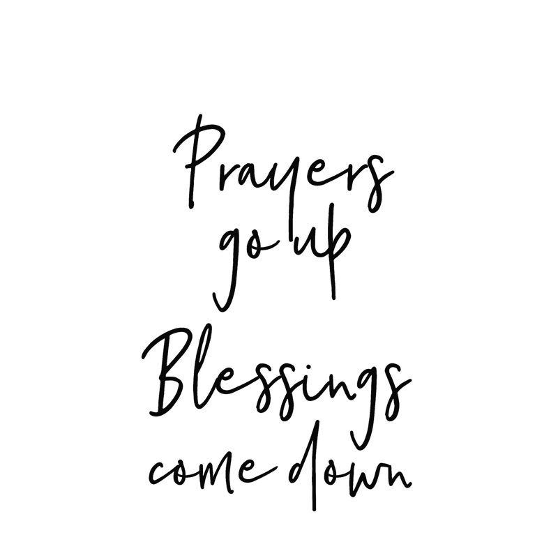 " Prayers And Blessings ", 30" H x 20" W  