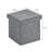 Cube Storage Ottoman With Tray-831682807