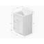 24'' Single Bathroom Vanity Solid Wood With Carrara Quartz Top-111009289