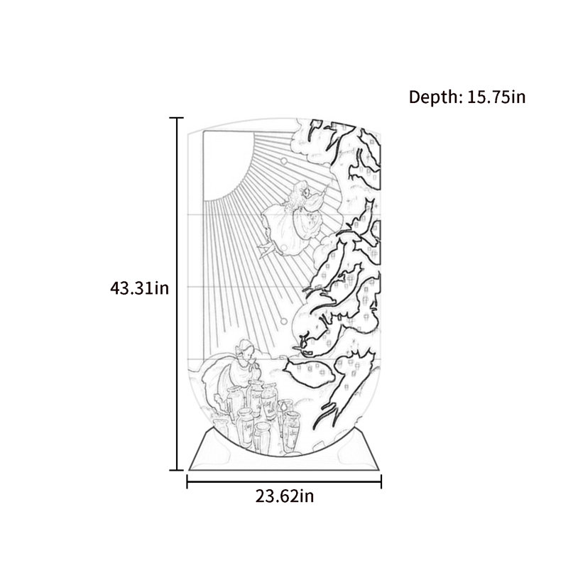 Commode d'appoint 4 tiroirs Modern, Blanc