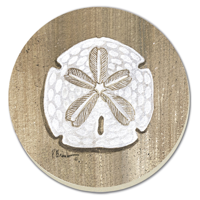 Stoneware Round 4 Piece Coaster Set