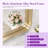 Aluminum Framed Rounded Rectangle Mirror, Wall Mounted Bathroom Vanity Mirror, Modern Horizontal/Vertical Entryway Wall Mirror-811529148-811529151
