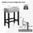 Backless Saddle Upholstered 26" Counter Stool with Wood Frame-1247161820