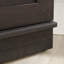 Armoire de rangement contemporaine en bois d'ingénierie avec 5 tablettes, brun