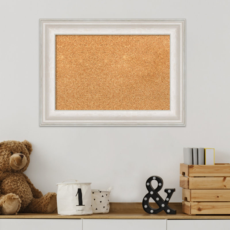 Panneau de liège mural Aquileo, Blanc argenté naturel, H 1 pi 4 po x l 1 pi 10 po