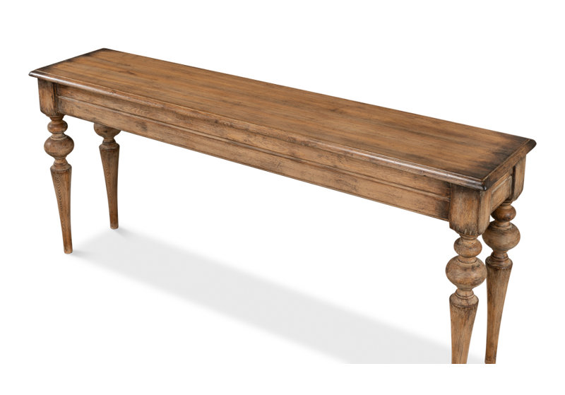 Hudson 73'' W Solid Wood Console Table, Brown
