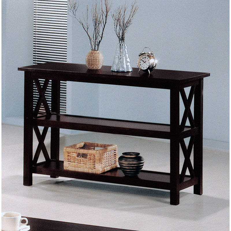 Elisabeth 42'' Console Table, Deep Merlot