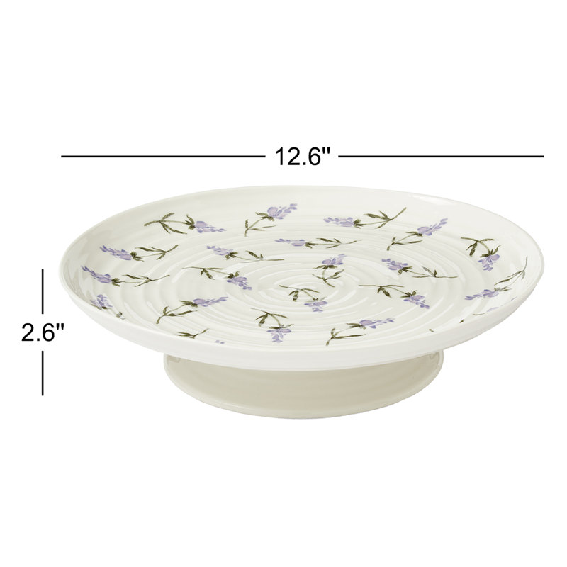 12.75" Footed Cake Stand