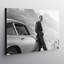 Sean Connery James Bond Aston Martin - Wrapped Canvas Print-2066222521
