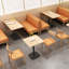Banc rembourré en similicuir Modern Simple Cafe-101746197