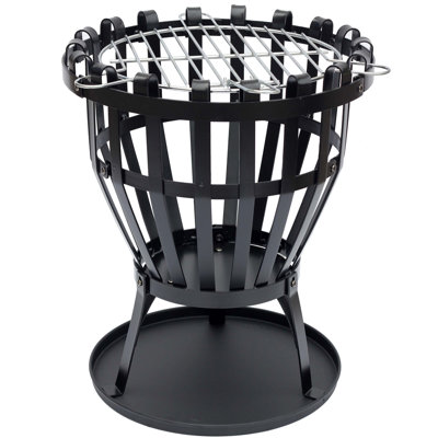 Abigailgrace Round Steel Smokeless Fire Pit
