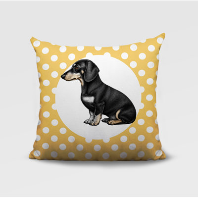 Coussin réversible intérieur / extérieur Dachshund Dog