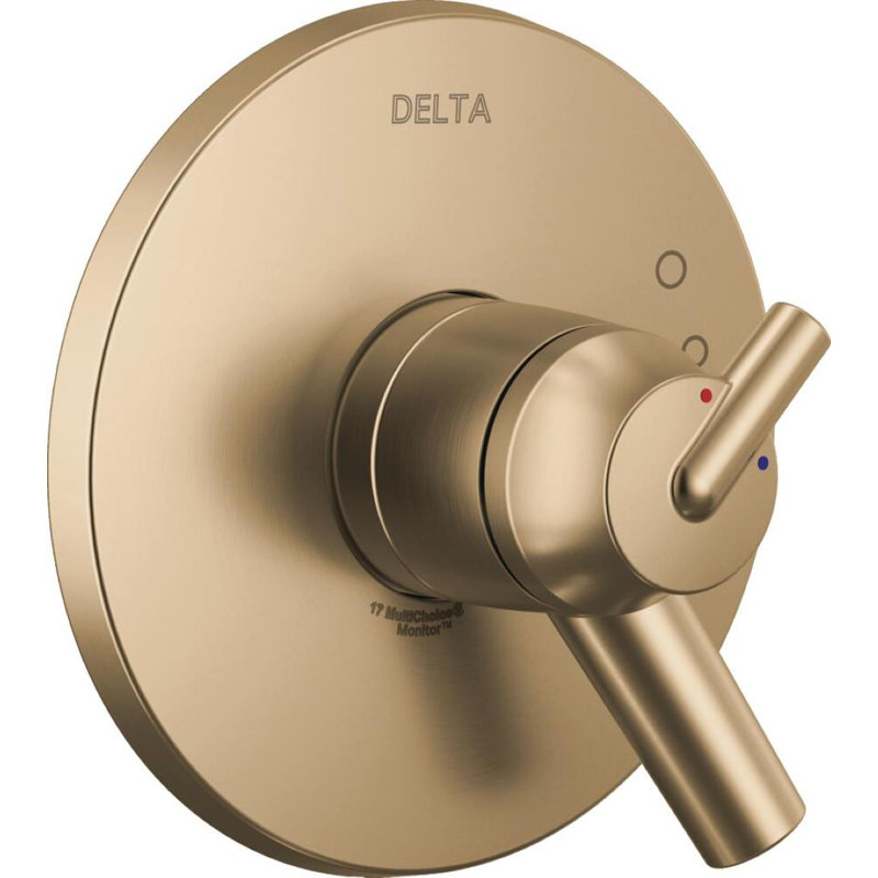 Trinsic 17 Series Dual-Function Valve Trim Kit, Shower Handle Trim Kit, Brilliance Champagne Bronze