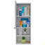 Armoire de salle de bain, deux tablettes internes, deux tablettes externes, une porte