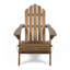 Chaise Adirondack d'extérieur en bois