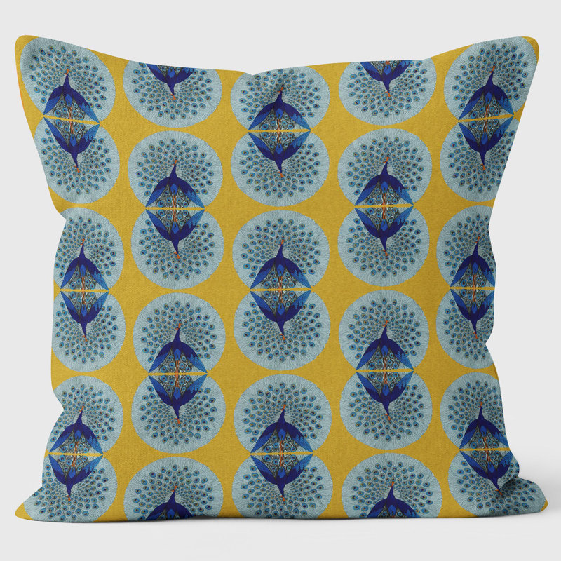 Peacock - Mary Evans Cushion