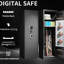 Home And Box - Fingerprint Electronic, Quick Access, Detachable Partition, No Assembly, Black Electronic Safe For Rifles Pistols Assembly Required,