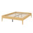 Contemporary Low-Profile Bed Base Featuring Durable Slat Foundation and Tool-Free Setup-1383230826