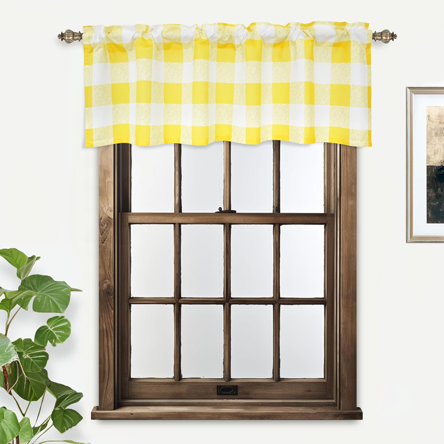 Ardmore Scalloped 52'' W Window Valance