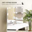 Coiffeuse de maquillage avec 3 miroirs, coiffeuse lumineuse-1421639804