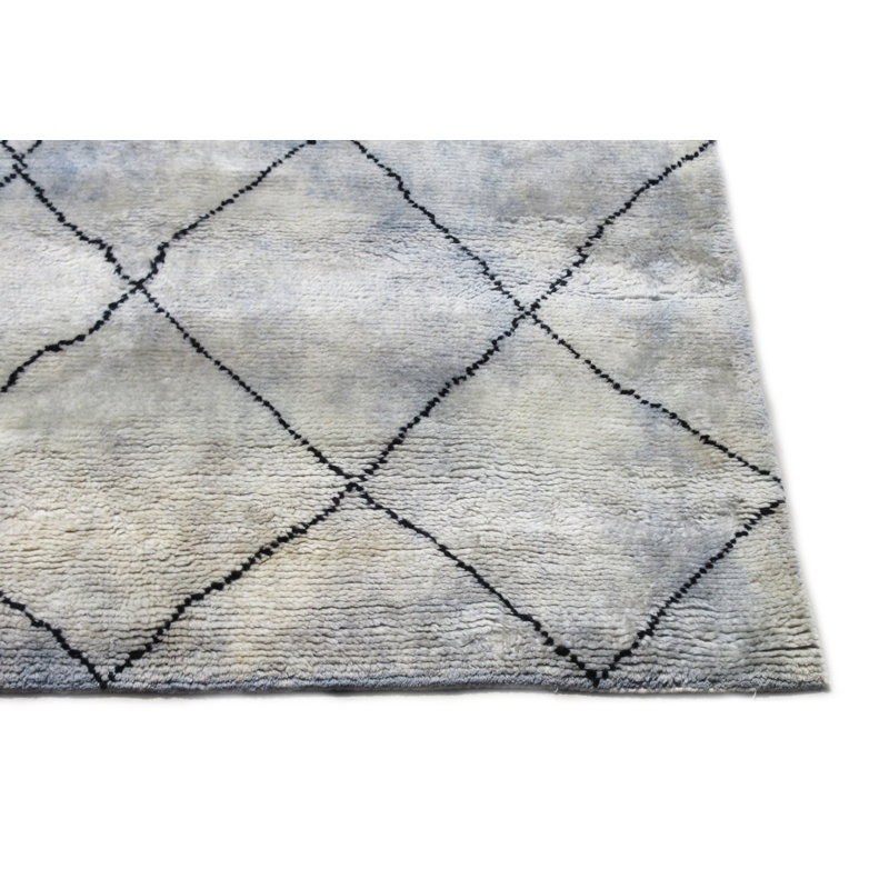 Tapis marocain moderne noué à la main 7 x 10