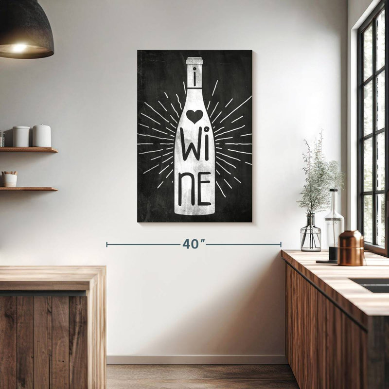 Tergel Love Wine, 39" H x 26" W
