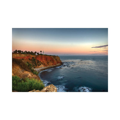 Palos Verdes Lighthouse, California by Zoe Schumacher - Wrapped Canvas Print
