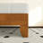 Solid Wood Platform Bed Frame , Full Bed Frame With Headboard Included, Mid Century Modern Bed, Caramel-451595204-451595205