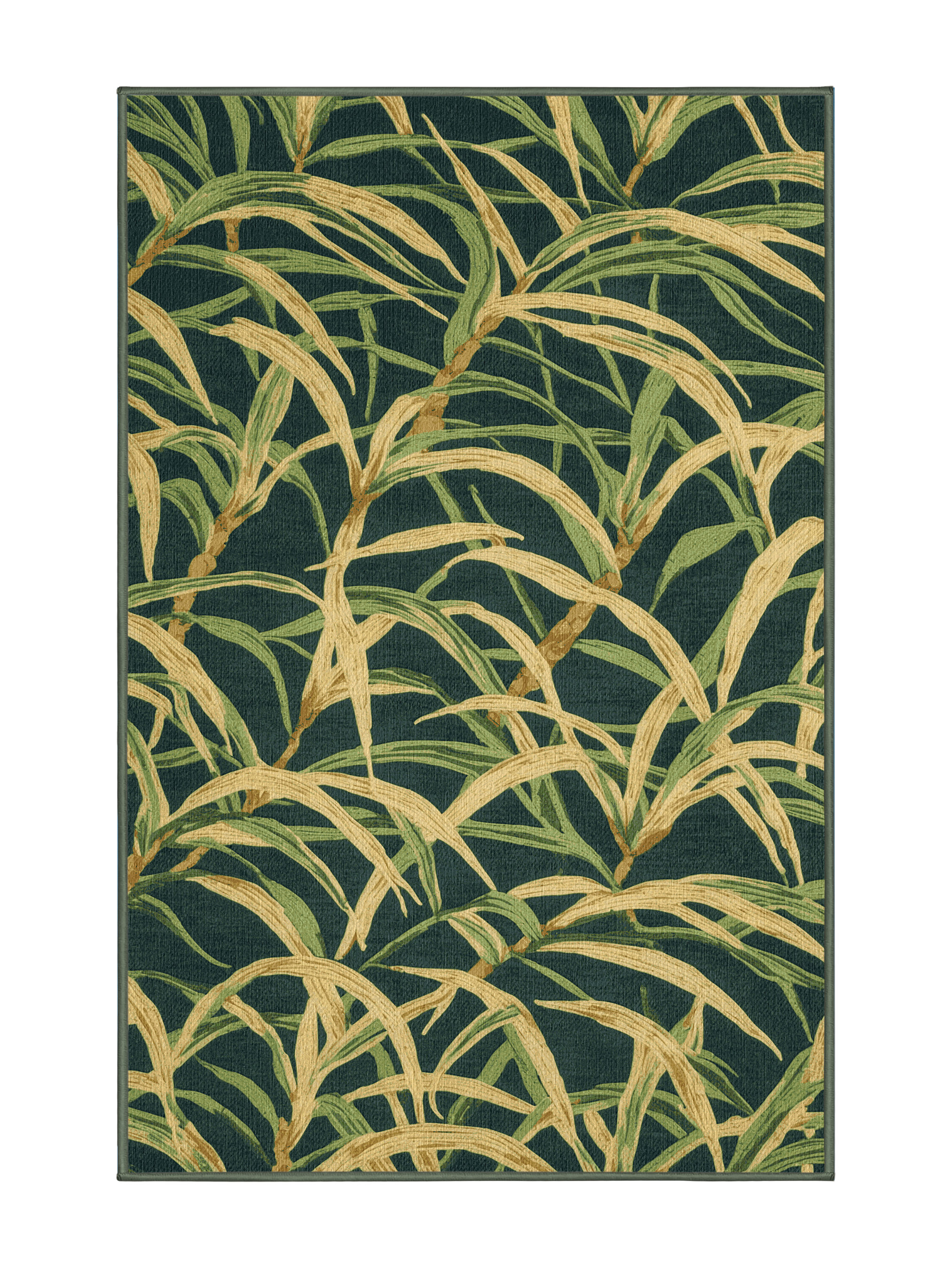 Bayou Breeze Washable Sugar Cane Hawaiian Area Rug | Wayfair