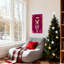Carillon de Noël avec clochettes et cristaux, ensemble de 3 impressions sur toile-476280485