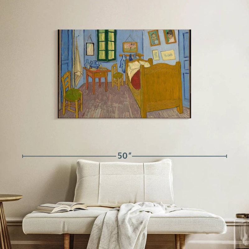 Chambre à coucher à Arles, H 26 po x l 39 po