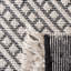 Barrington Ivory/Black Hand Tufted Wool/Cotton/Rug-1466168321