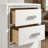 White 2-drawer Nightstand-993903386