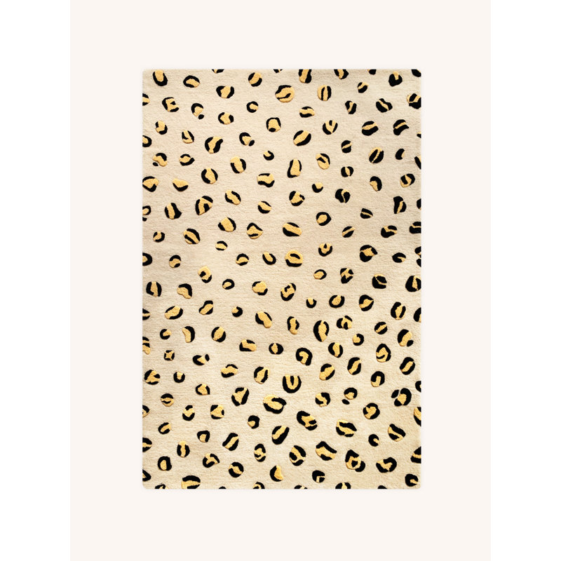 Rug Leopard, Rectangle 3'11.24" x 5'10.87"