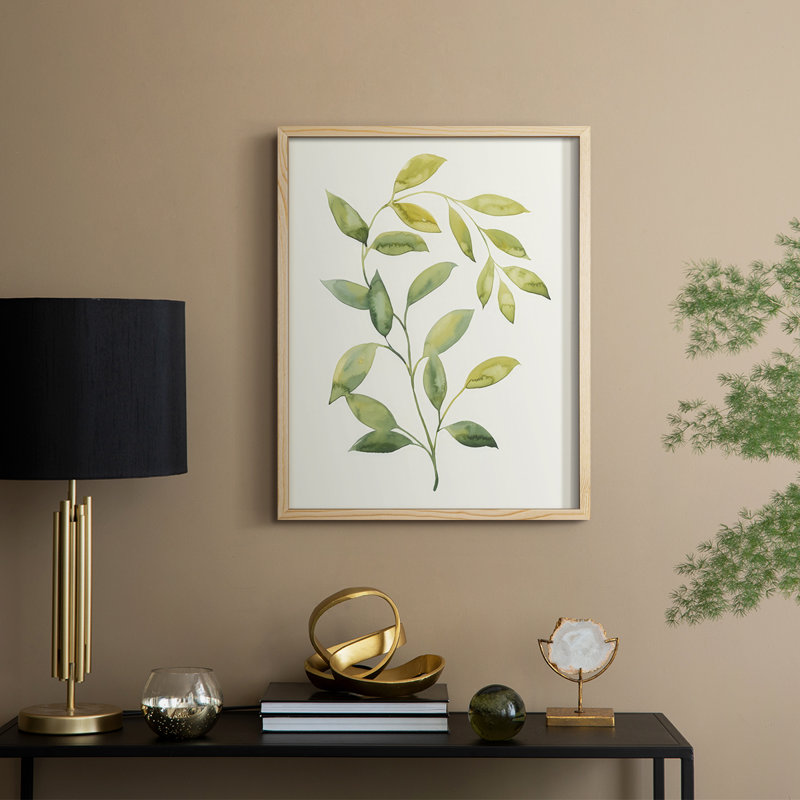 «Wilted Vine I», reproduction encadrée - bois massif, Naturel, H 30 po x l 24 po