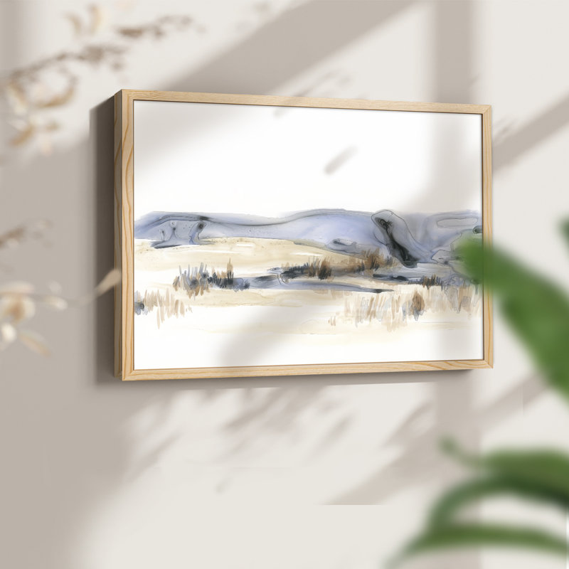 Reedy Flats II - Reproduction encadrée - Restickable, H 8 po x l 10 po, Naturel