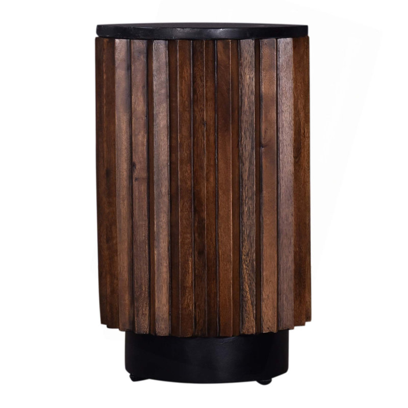 Table de bout ronde avec plateau moderne, table d'appoint de salon