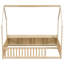 Lits avec rangement, lit simple en bois de pin pour chambre d'enfant