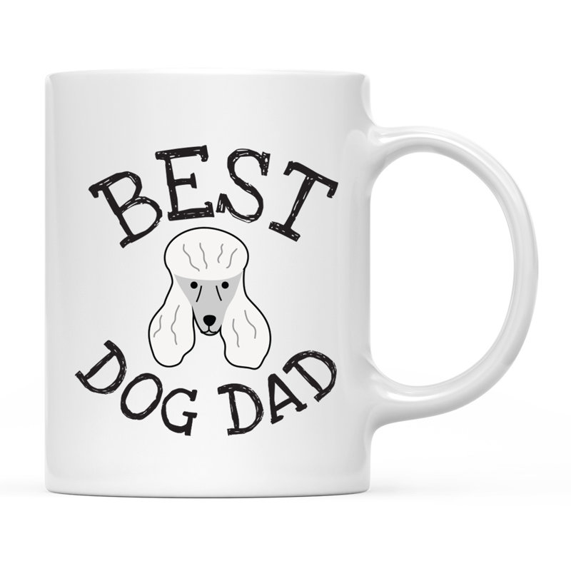 Tasse à café Best Dog Dad, Caniche