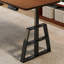 Bureau rectangulaire en bois massif noyer-130205026