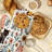 Cat Blooms Oven Mitt Cotton Twill